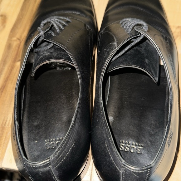 Hugo Boss Men\'s Blk Mitano Leather Derby 50190694 $ Sz  10 main image 6
